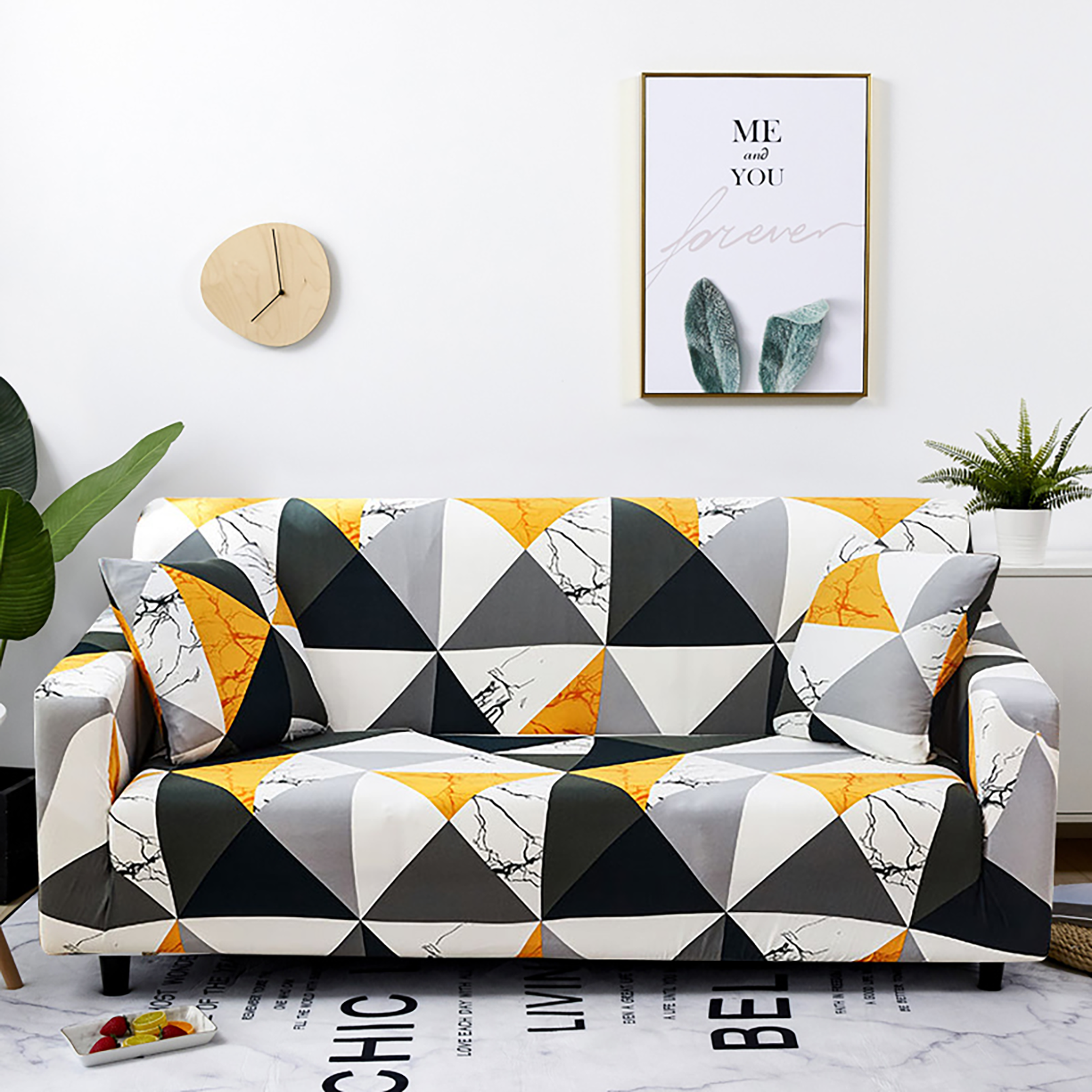 Dulloo™ Geometric/Abstract Premium Sofa Cover