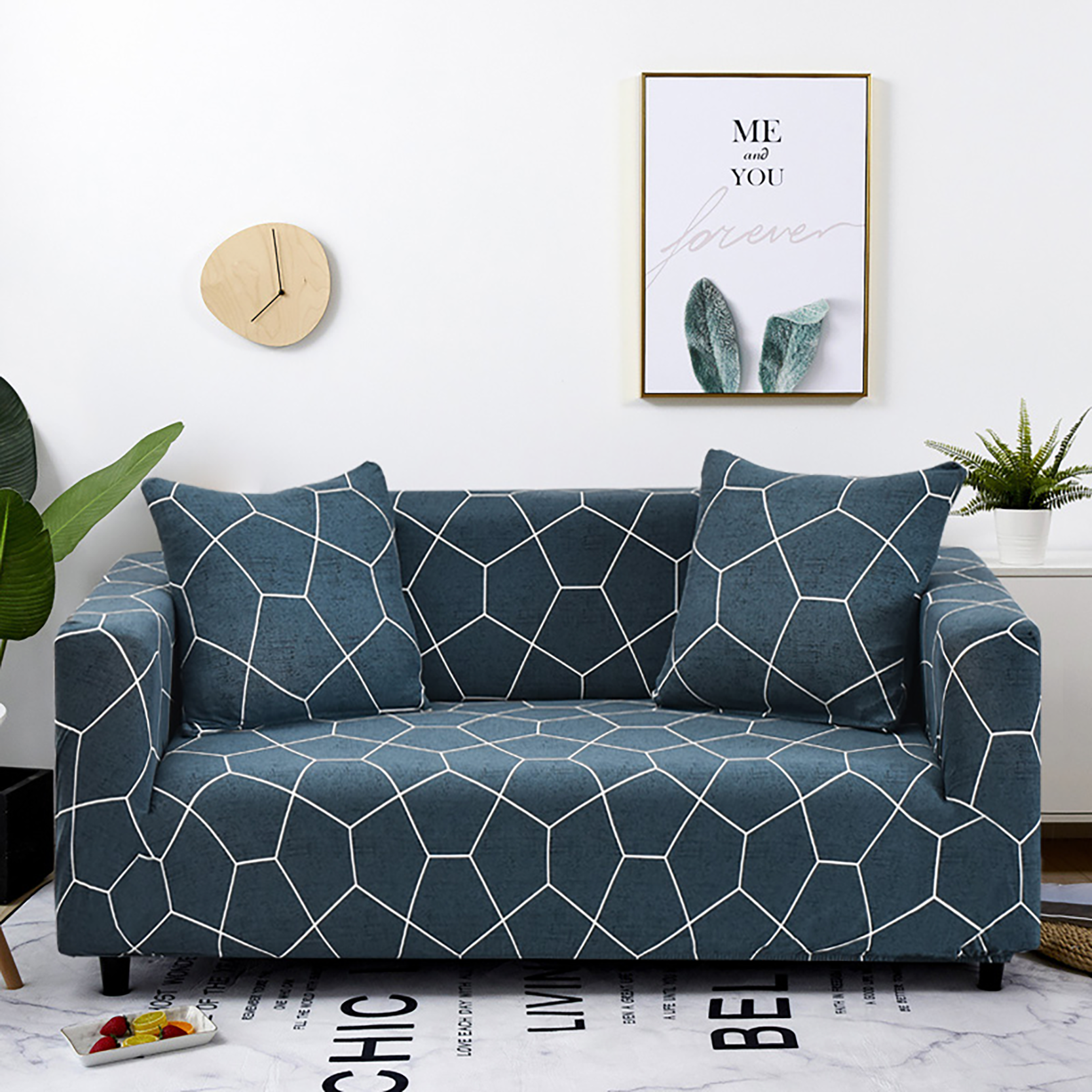 Dulloo™ Geometric/Abstract Premium Sofa Cover