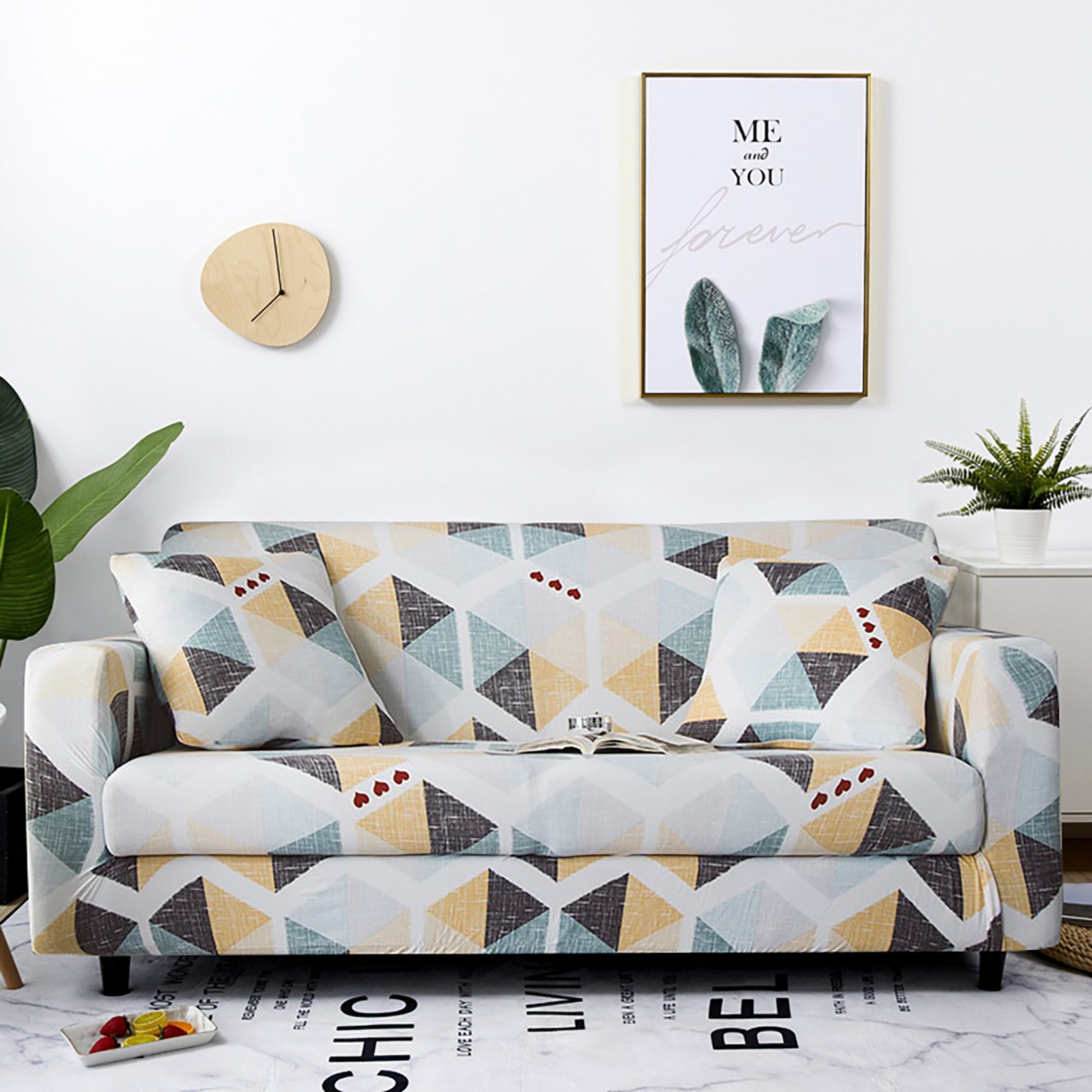 Dulloo™ Geometric/Abstract Premium Sofa Cover
