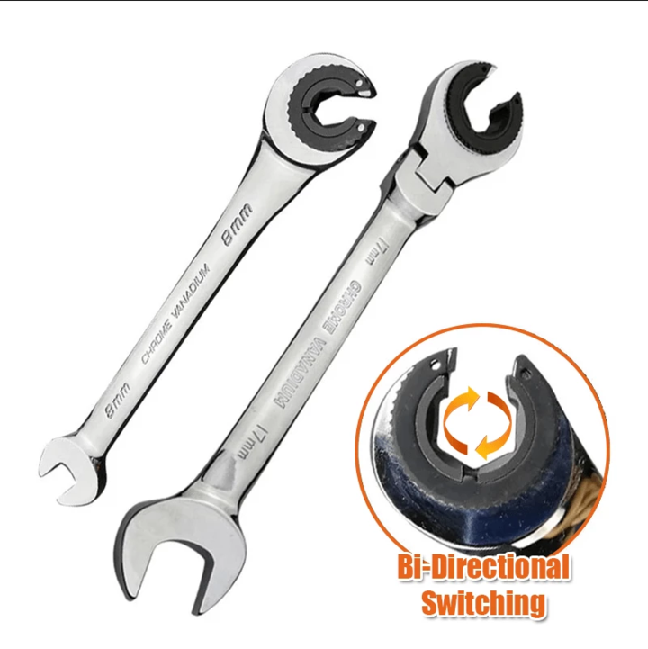 (Best-selling) Tubing Ratchet Wrench [MM/Inch Sets]