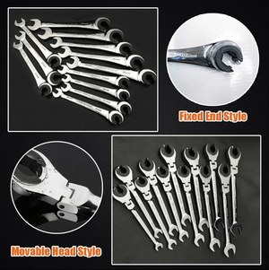 (Best-selling) Tubing Ratchet Wrench [MM/Inch Sets]