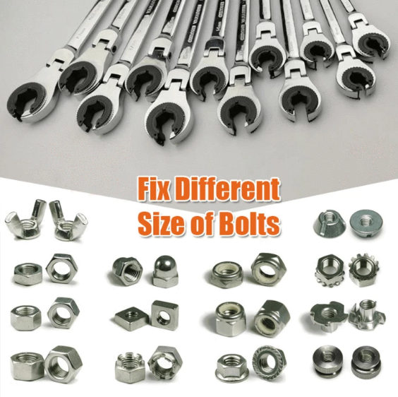 (Best-selling) Tubing Ratchet Wrench [MM/Inch Sets]