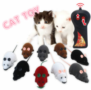 Remote Control Electric Mouse Cat Toy