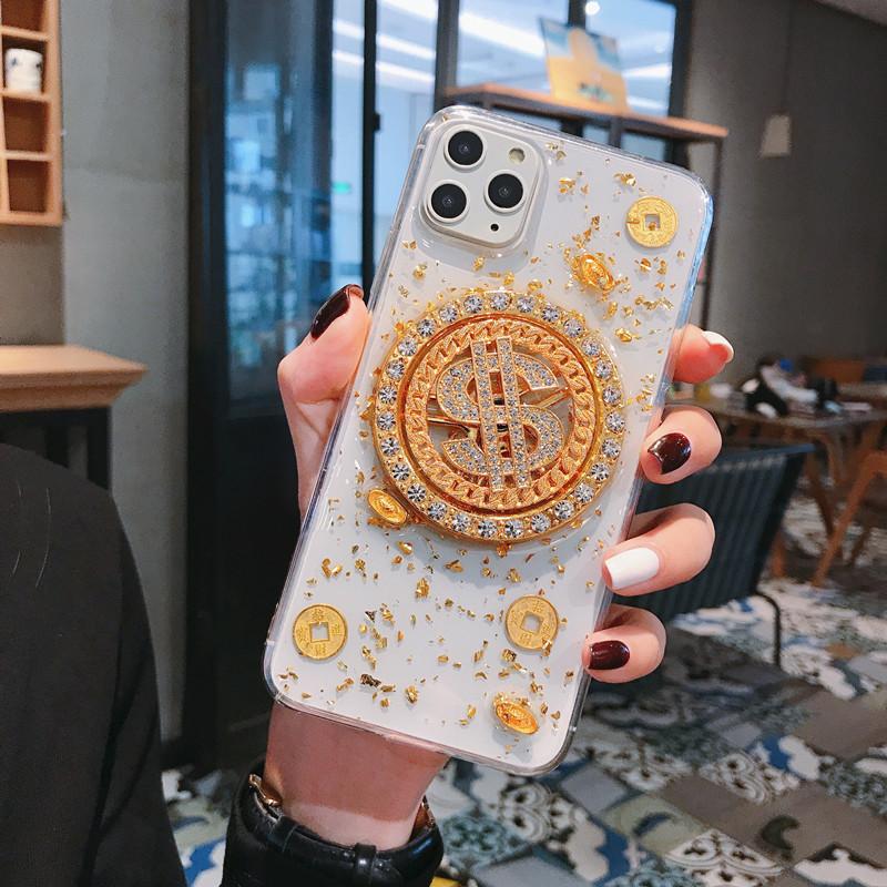 Bling Dollar Spin Phone Cases
