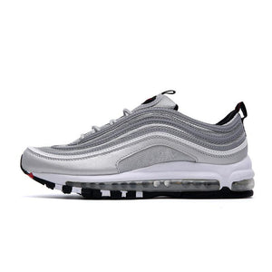 [2020] Men Liquid Silver Bullet Old Shoes Reflective Sneakers