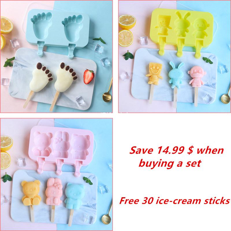 DIY Cartoon Popsicle Molds