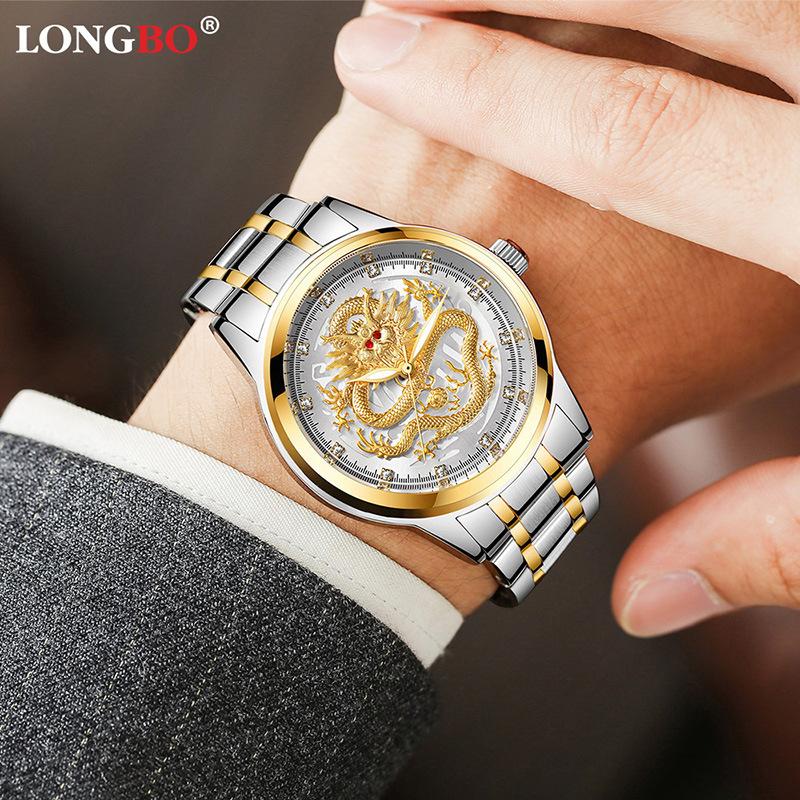 Holiday gift Golden luxury waterproof fashion watch