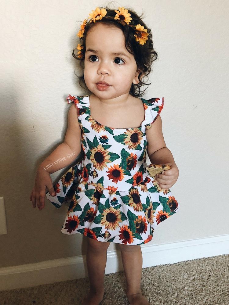 Sunflower Dress + Shorts