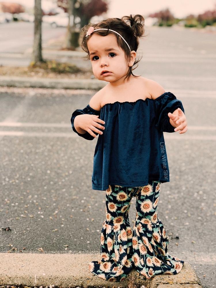 Stella Off Shoulder Top & Sunflower Bell Pants