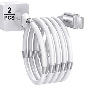 Magnetic Self Winding USB Charging Cable for All Smartphone