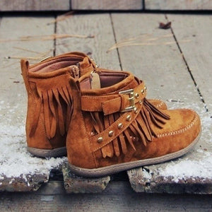 Tassels Ankle Short Boots_a