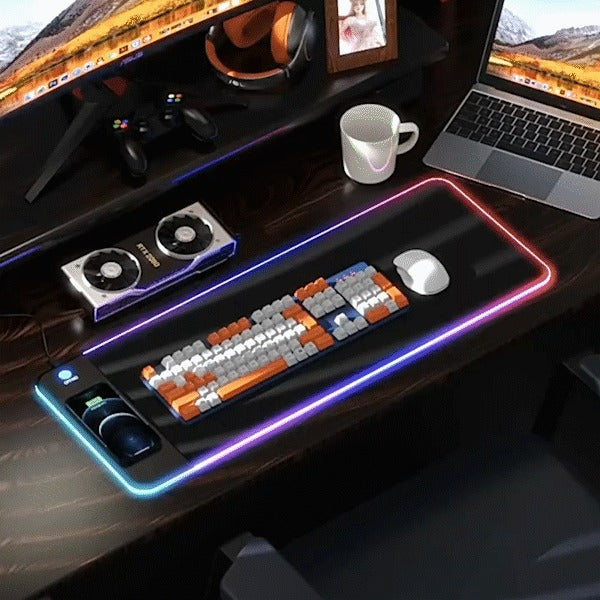 RGB Wireless 10w/15w Charging Oversized Mouse Pad