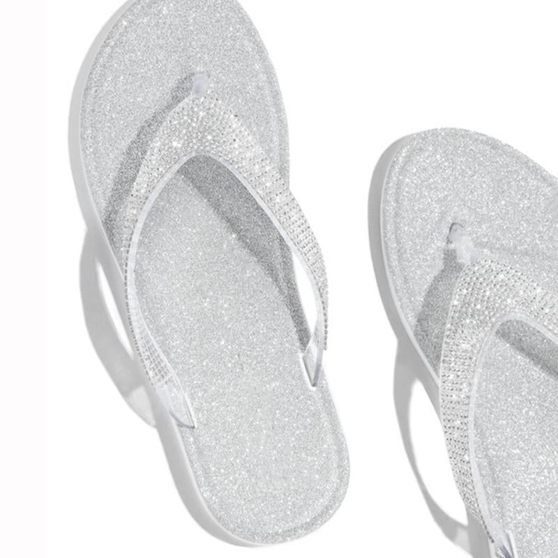 Bright Diamond Casual Shiny Bling Crystal Decoration Sandals