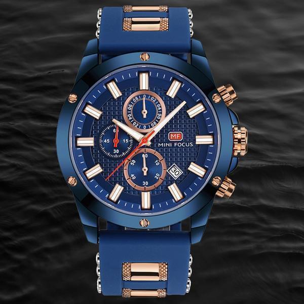 Golden Timepieces Timepieces Navy Focus