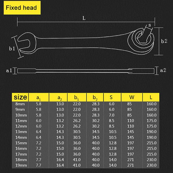 Tubing Ratchet Wrench (Purchase a set 30% OFF+Free Shipping)