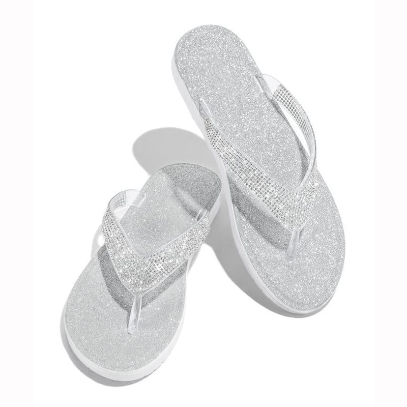 Bright Diamond Casual Shiny Bling Crystal Decoration Sandals
