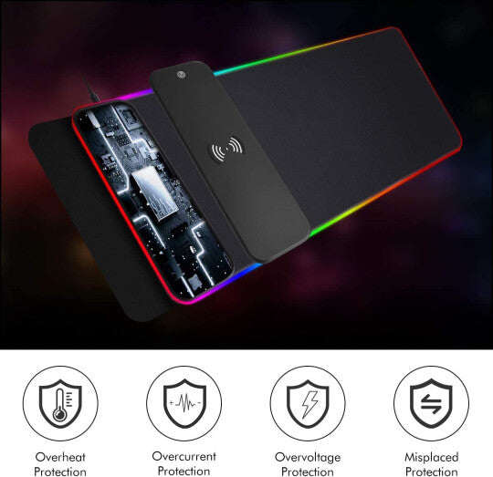 RGB Wireless 10w/15w Charging Oversized Mouse Pad