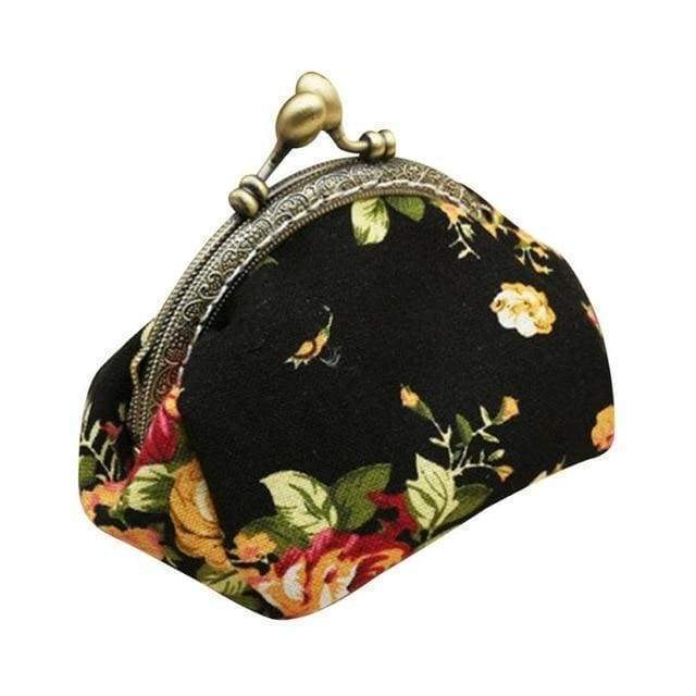 Grandmothers Vintage Style Coin Purse - FREE PURSE PROMO - Black / Regular Free Worldwide Shipping