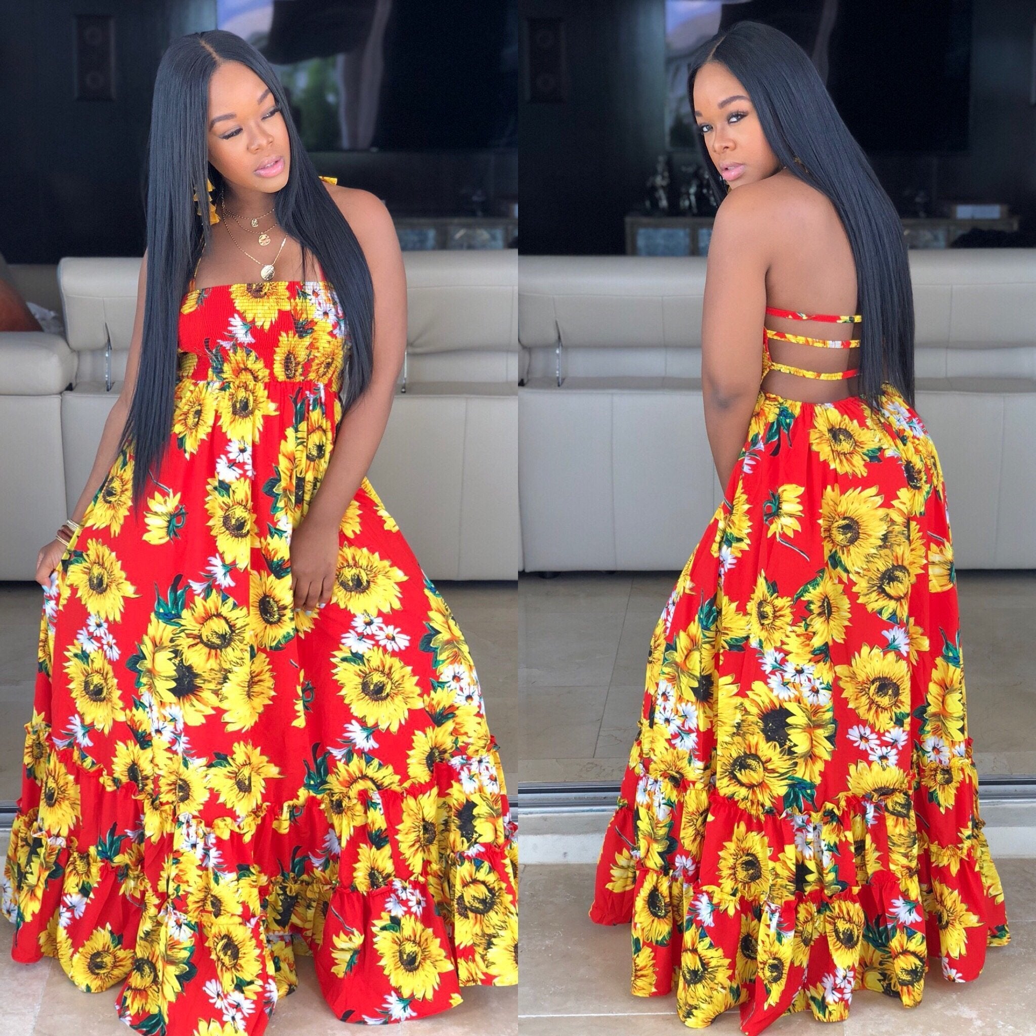 The “Red” SunFlower Dress