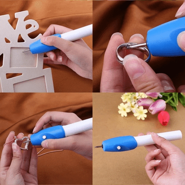 New DIY Cordless Mini Electric Engraving Pen Carve Tool for Jewelry Plastic Metal Wood Glass Automatic Engraving Pen Graver Tool