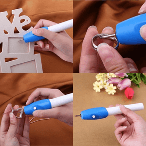 New DIY Cordless Mini Electric Engraving Pen Carve Tool for Jewelry Plastic Metal Wood Glass Automatic Engraving Pen Graver Tool
