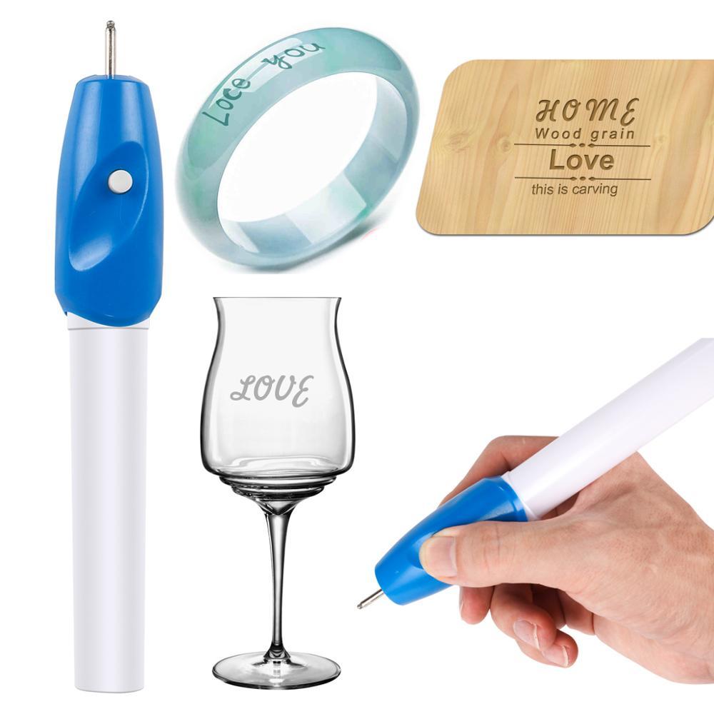New DIY Cordless Mini Electric Engraving Pen Carve Tool for Jewelry Plastic Metal Wood Glass Automatic Engraving Pen Graver Tool