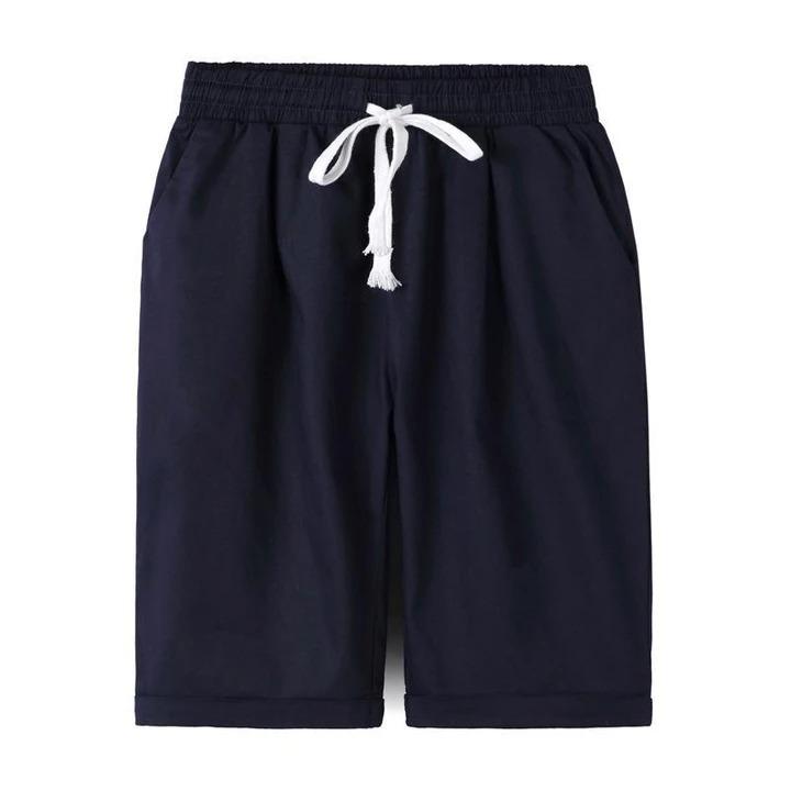Women's Fashion Elastic Waistband Plus Size Loose Shorts