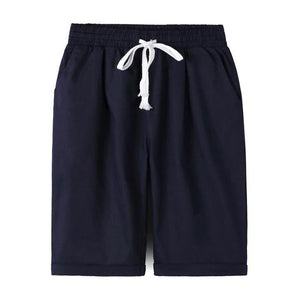 Women's Fashion Elastic Waistband Plus Size Loose Shorts