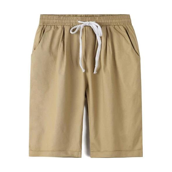 Women's Fashion Elastic Waistband Plus Size Loose Shorts