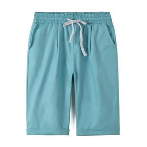 Women's Fashion Elastic Waistband Plus Size Loose Shorts