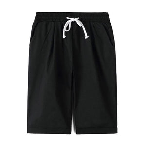 Women's Fashion Elastic Waistband Plus Size Loose Shorts