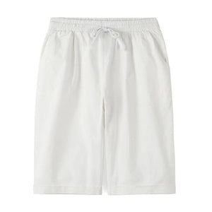 Women's Fashion Elastic Waistband Plus Size Loose Shorts