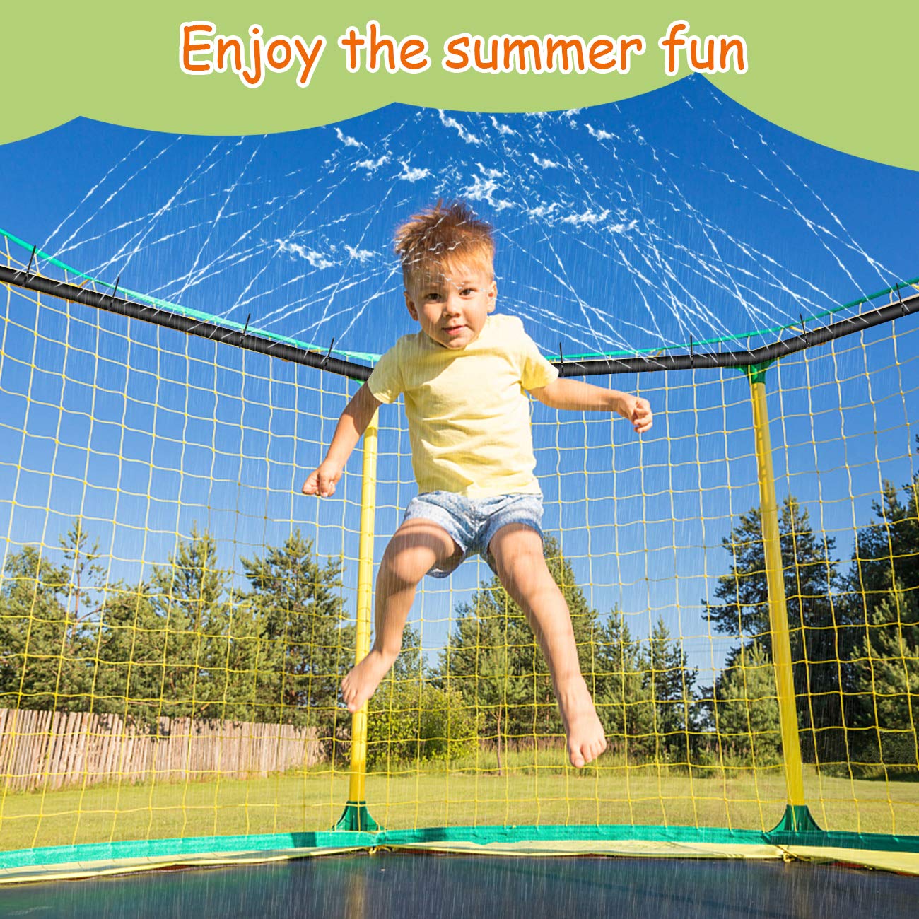 Trampoline sprinklers Waterpark